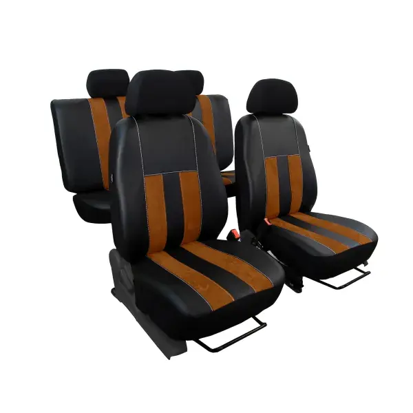 Suoraan valmistajalta - GT istuinsuojat (eco-nahka, alcantara) Mercedes-Benz Sprinter IV 2018-2026 (2 paikkaa) 1+1