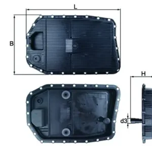 Öljypohja, automaattivaihteisto KNECHT HX154 - BMW E46 E90 E91 E92 E93 - Rajallinen määrä
