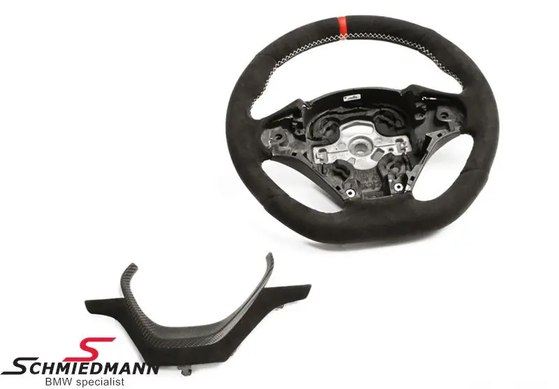 Sport steering wheel BMW M-Performance flat bottom leather/alcantara 32302230190 32 30 2 230 190 2230190 - Huippusuosittu