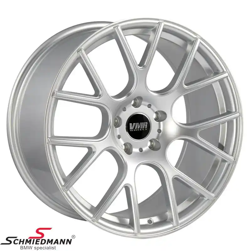 Laadukas - 19" alkuperäinen VMR -TYPE V810- hyper silver vanne 9,5x19 (sopii ainoastaan taakse)