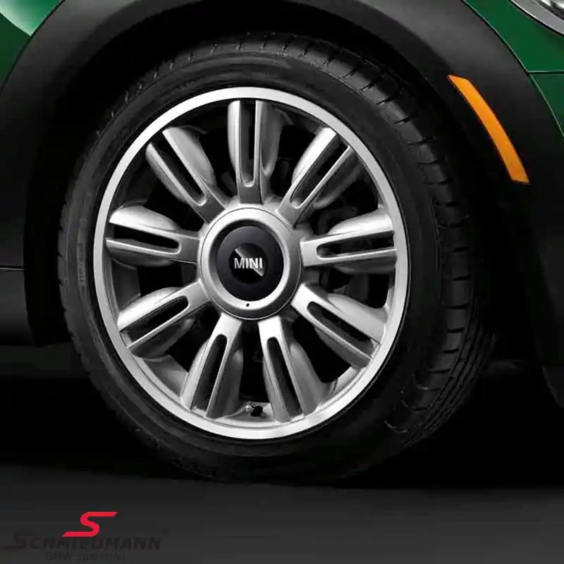 17" Twin Blade Spoke 130 silver, rim 7,5X17 (original MINI) 36116799229 36 11 6 799 229 6799229 - Nyt saatavilla