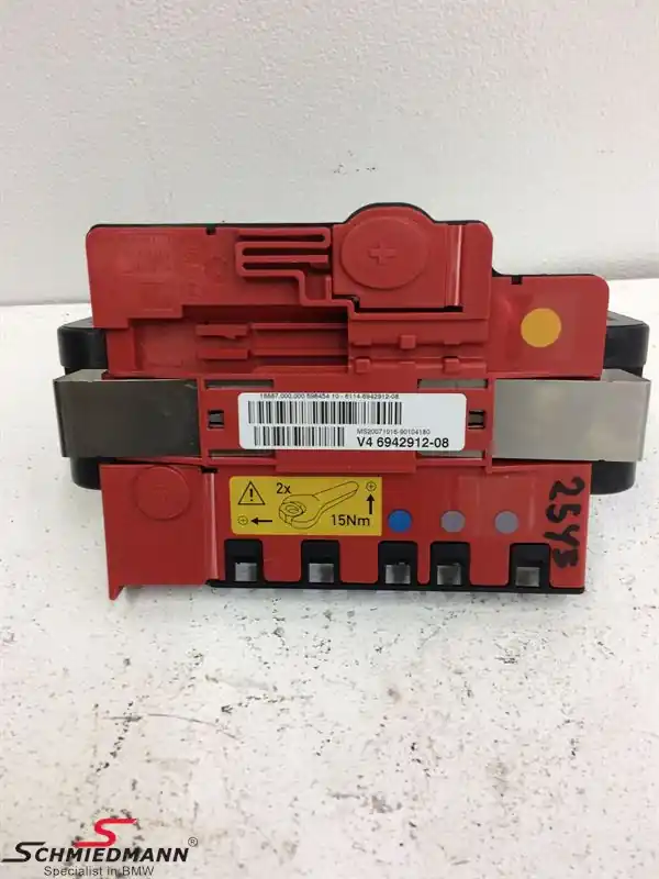 Power distribution module with fuse, on battery plus pole 61146971370 61 14 6 971 370 6971370 | Uutuus valikoimassa