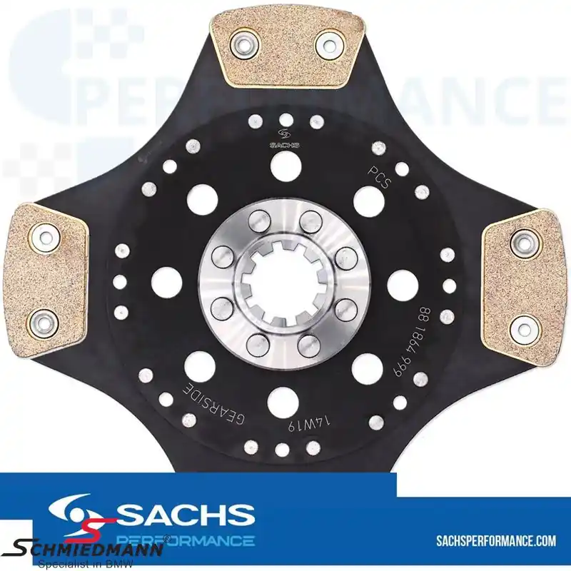 Sachs Performance sintterimetalli (Race) kytkinlevy D=228MM 88186499952 88 18 6 499 952 6499952 - Säästä nyt