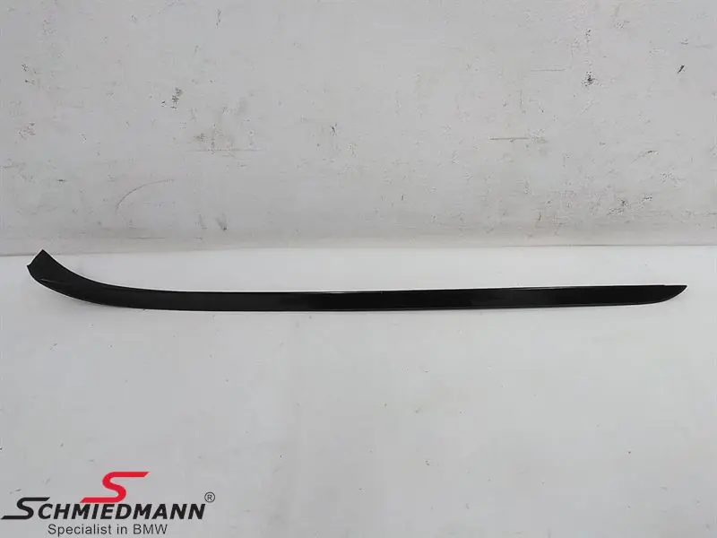 Juuri saapunut - Windscreen moulding painted L. side Black Sapphihe Metallic 475 51137184001 51 13 7 184 001 7184001