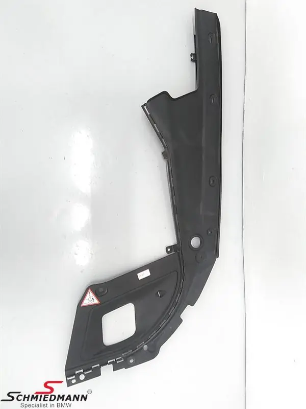 Tarjoushinta | Plastic over headlight / front fender. left 51767042983 51 76 7 042 983 7042983